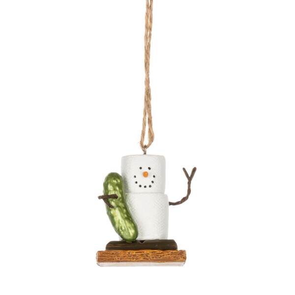 Item 260635 Smores Christmas Pickle Ornament