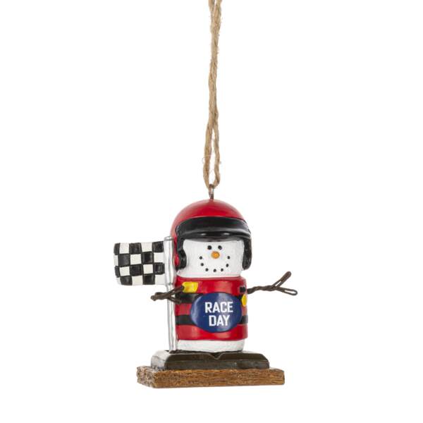 Item 260670 Smores Race Car Driver Ornament