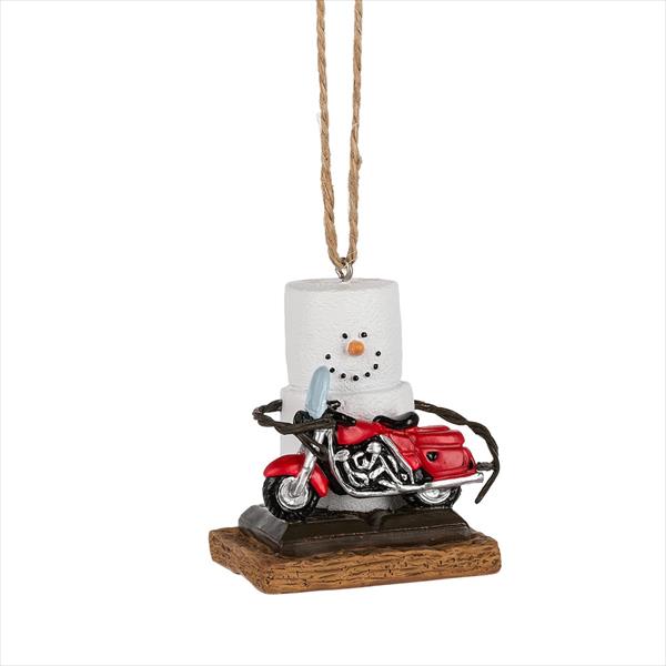 Item 260687 S'mores Motorcycle Ornament