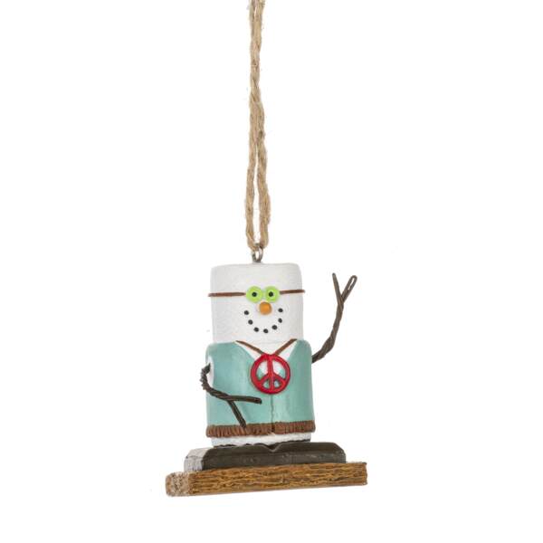 Item 260713 Smores Hippie Ornament