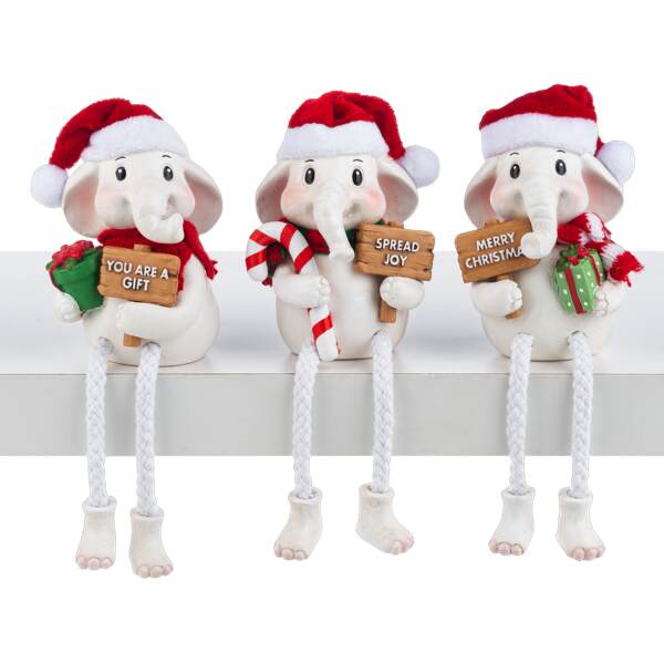Item 260743 White Elephant Shelf Sitter