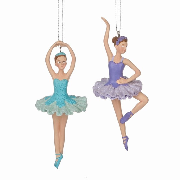 Item 260771 Ballerina In Blue/Purple Dress Ornament