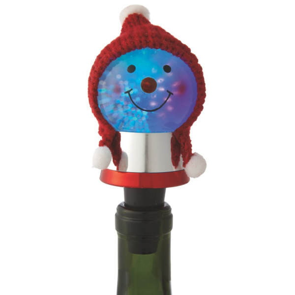 Item 260782 Snowman With Hat Bottle Stopper