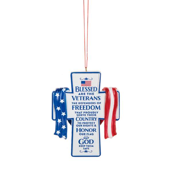 Item 260832 Blessed Are The Veterans Ornament