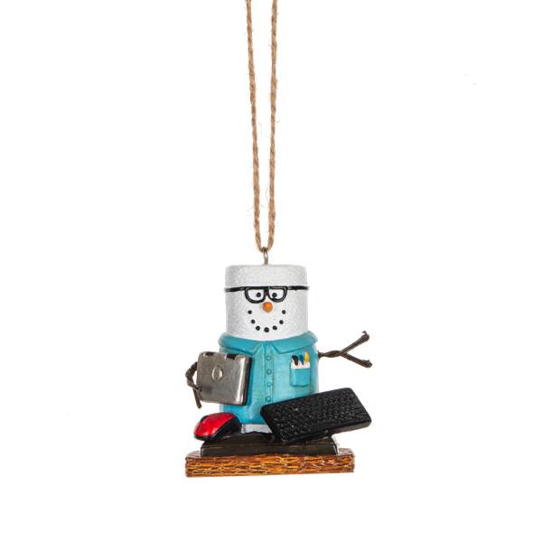 Item 260833 Smores IT Worker Ornament