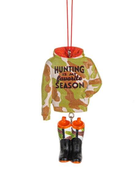 Item 260865 Hunting Is My Favorite Season Ornament