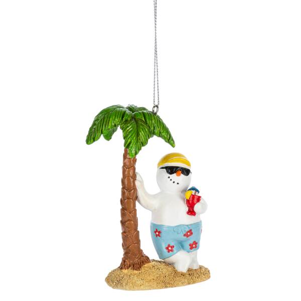 Item 260892 Tropical Snowman Ornament