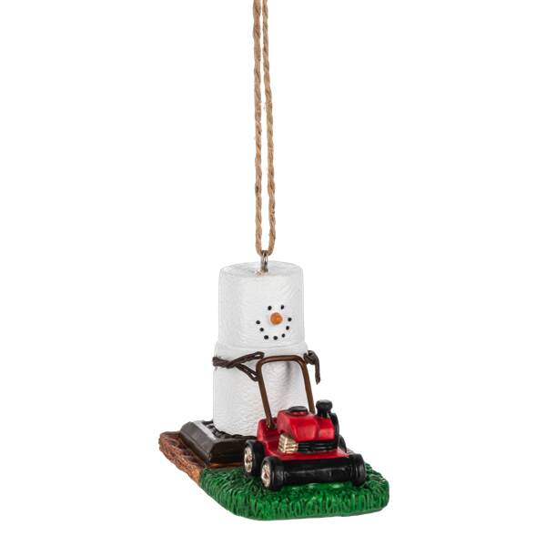 Item 260956 Smore Lawn Mower Ornament