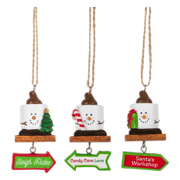 Item 260983 Smore With Sign Ornament