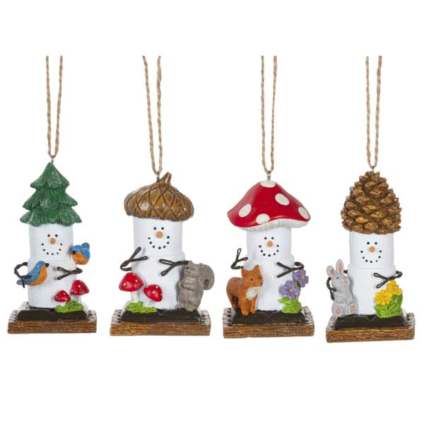 Item 261023 Smores In Nature Ornament