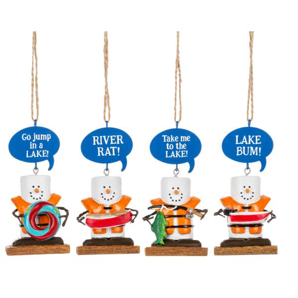 Item 261111 Smores Lake Life Ornament