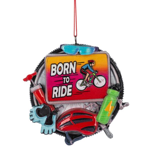 Item 261132 Cycle Born To Ride Ornament