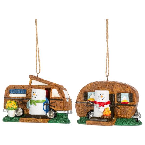 Item 261138 Smores Camper Ornament