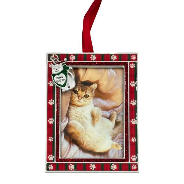 Item 261180 Meowy Cat Frame Ornament