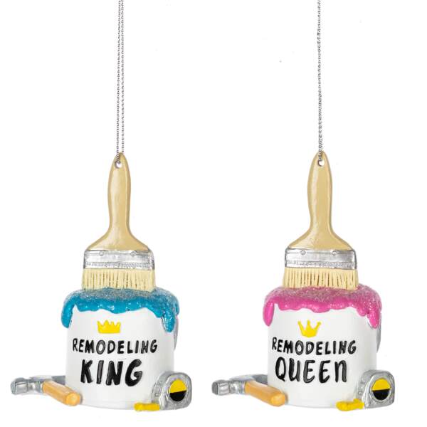 Item 261312 Home Remodeling King/Queen Ornament