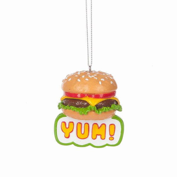 Item 261373 Sizzle Hamburger With Yum Sign Ornament