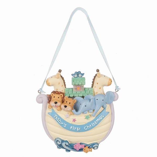 Item 261552 Baby's First Christmas Noah's Ark Ornament