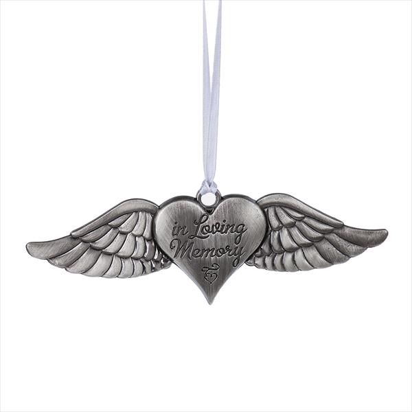 Item 261603 Loving Memory Angel Wing Ornament