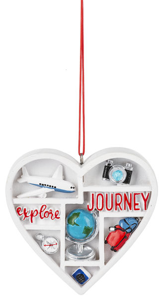 Item 261805 Love To Travel Ornament