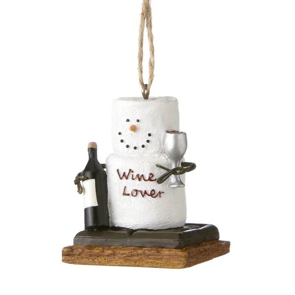 Item 262441 S'mores Wine Lover Ornament