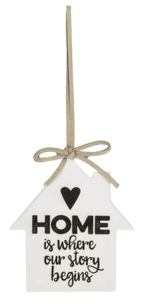 Item 262462 Home Is Where Our Story Begins Ornament