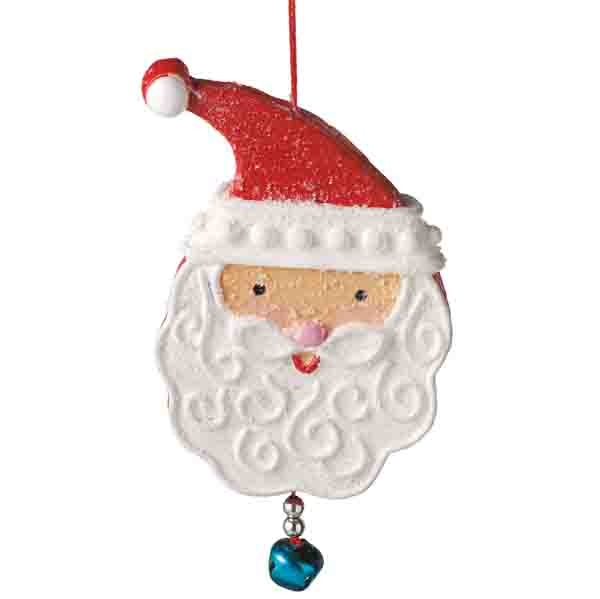 Item 262486 Santa Head Cookie Ornament