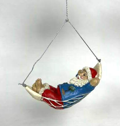Item 262544 Santa With Hammock Ornament
