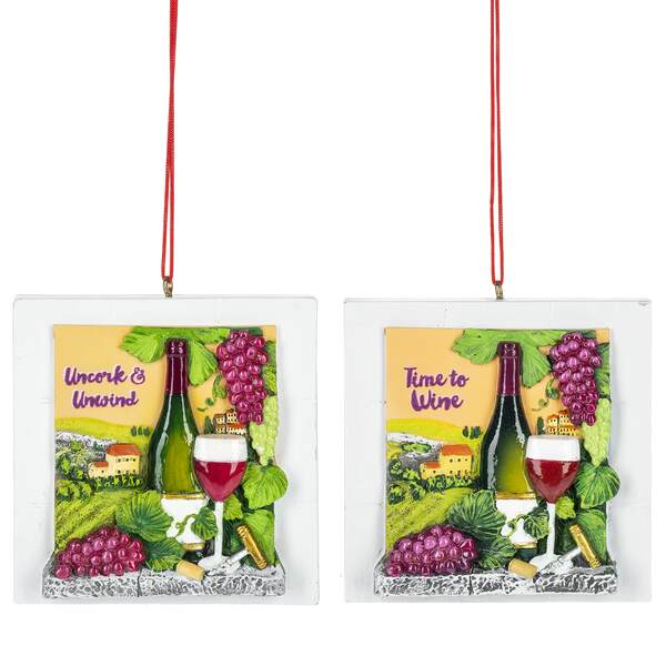 Item 262584 Time To Wine Ornament