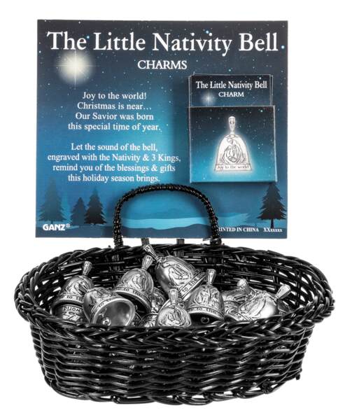 Item 262603 Christmas Nativty Bell Charm