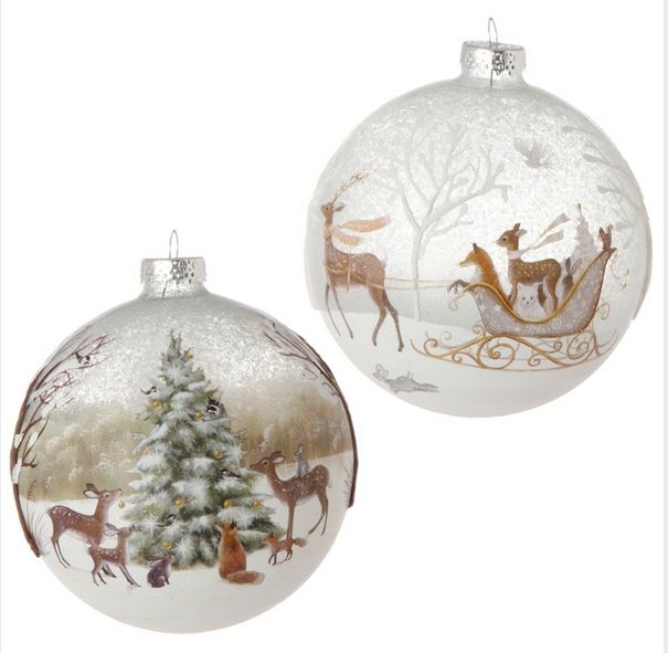 Item 281032 Animals With Tree/Sleigh Ornament