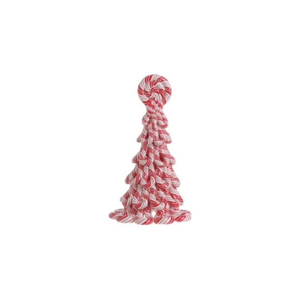 Item 281443 Small Red & White Peppermint Cone Tree