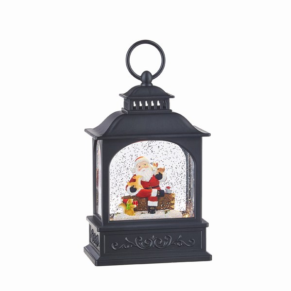 Item 281450 Lighted Santa and Friends Water Lantern