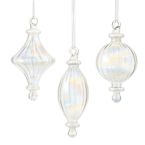 Item 281454 Iridescent Glass Ornament