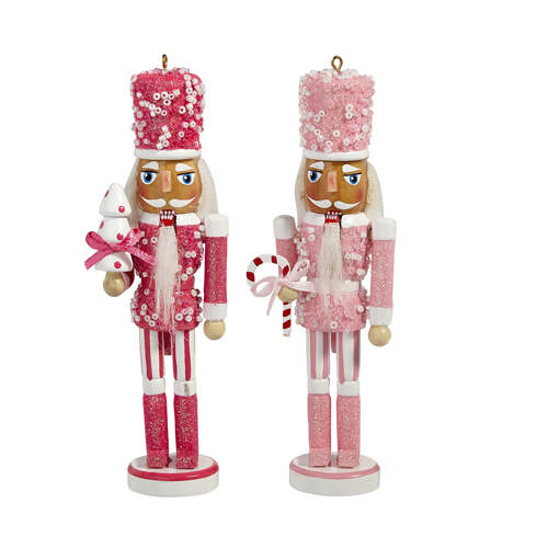 Item 281463 Pink Nutcracker Ornament