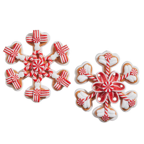 Item 281503 Peppermint Snowflake Ornament