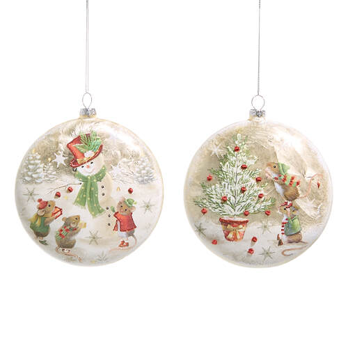 Item 281541 A Very Mouse Christmas Disc Ornament