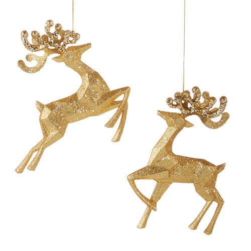 Item 281623 Gold Deer Ornament