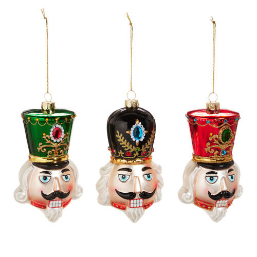 Item 281672 Nutcracker Head Ornament