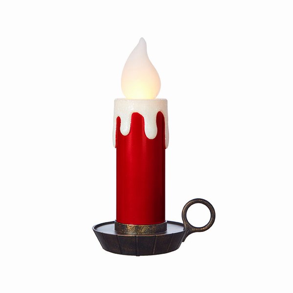Item 281676 Metallic Red Battery Operated Candle