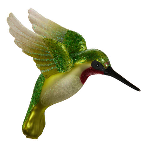 Item 281691 Glittered Hummingbird Ornament