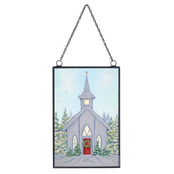 Item 281930 Winters Grace Rectangle Ornament