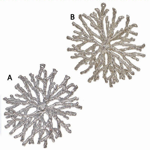 Item 281962 Coral Snowflake Ornament