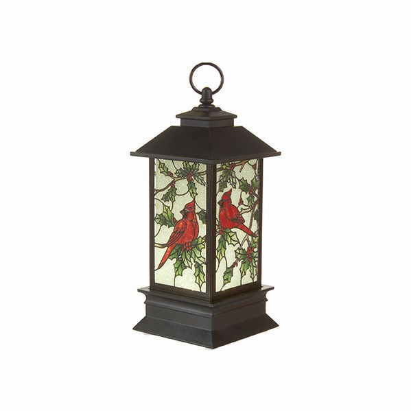 Item 281989 Miniature Lighted Cardinal Lantern Ornament