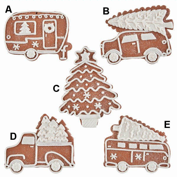 Item 282013 Gingerbread Automobile Ornament