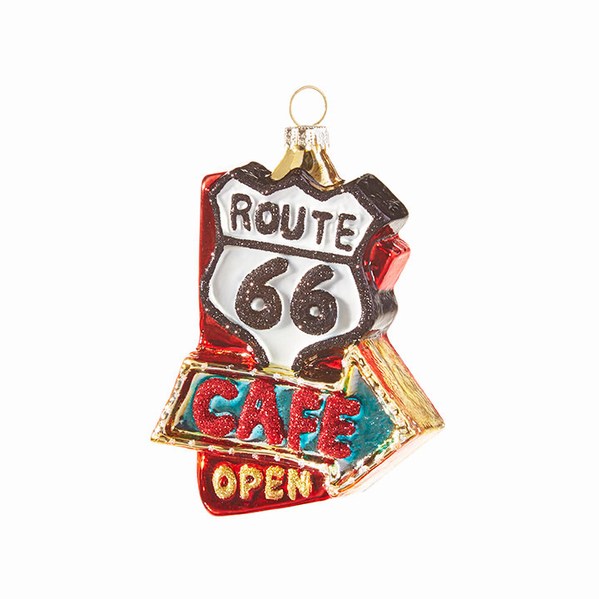 Item 282018 Route 66 Sign Ornament