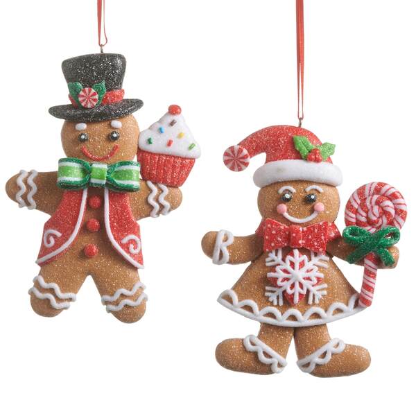 Item 282070 Sugared Gingerbread Ornament