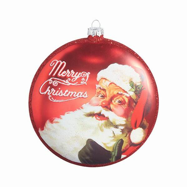 Item 282123 Santa Disc Ornament
