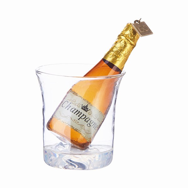 Item 282130 Ice Bucket With Champagne Ornament