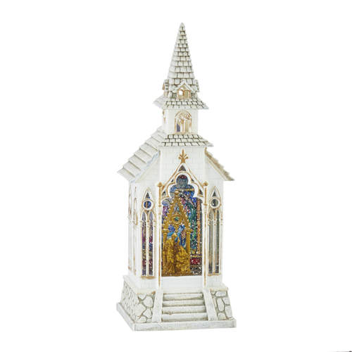Item 282161 Holy Family Lighted Water Church