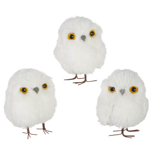 Item 282169 White Owl Ornament